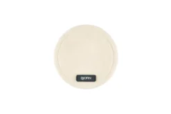 Sous-verre rond - feutre recyclé beige