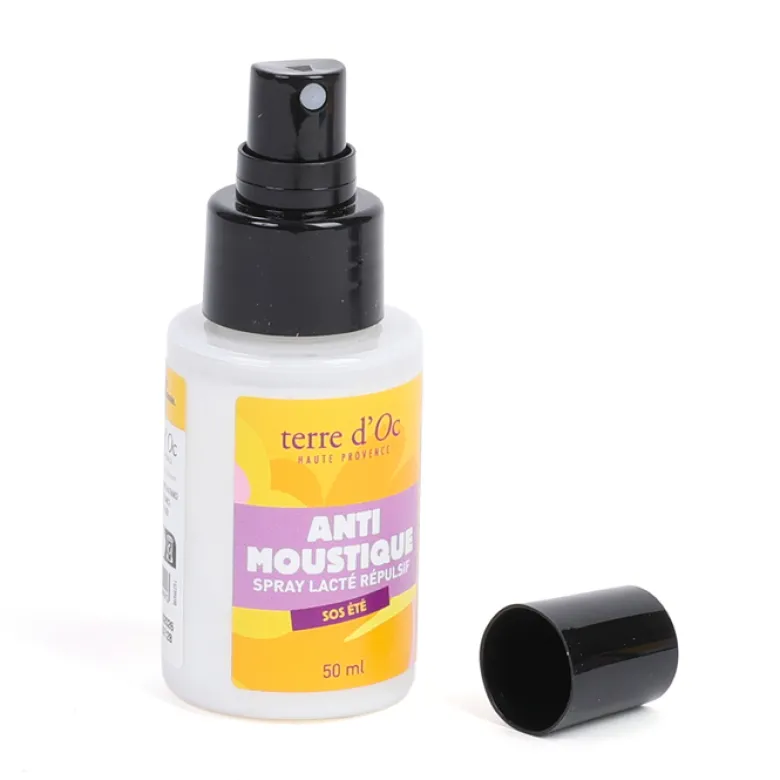 Spray lacté répulsif anti-moustique SOS été terre d'Oc