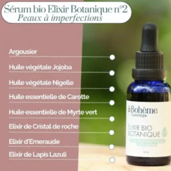 Sérum bio peaux mixtes, grasses n° 2
