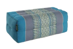 Standard - lot de 2 coussins de yoga et méditation zafu - rouge &nbsp; turquoise Multicolore