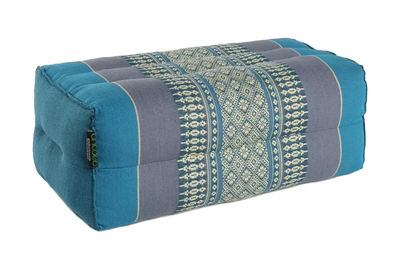 Standard - lot de 2 coussins de yoga et méditation zafu - rouge turquoise Multicolore