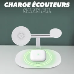 Station de charge sans fil 3 en 1
