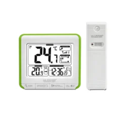 Station de temp. Avec alertes vert