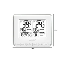 Station de temp, lune, alertes grise