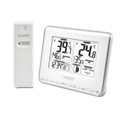 Station de temp, lune, alertes grise