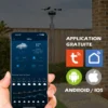 Station météo professionnelle connectée wifi – 8 en 1 + thermomètre&nbsp;hydro