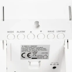Station météo radio pilotée lcd 3 couleurs capteur extérieur sans fil