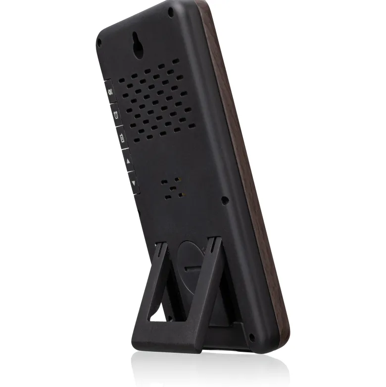 Station météo sans fil bresser neomeo v design en bois
