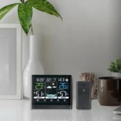 Station météo tactile avec écran lcd cou