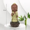 Statue bouddha porte encens akshobhya