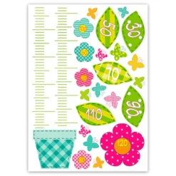Sticker enfant fleurs- 70 x 50 cm -