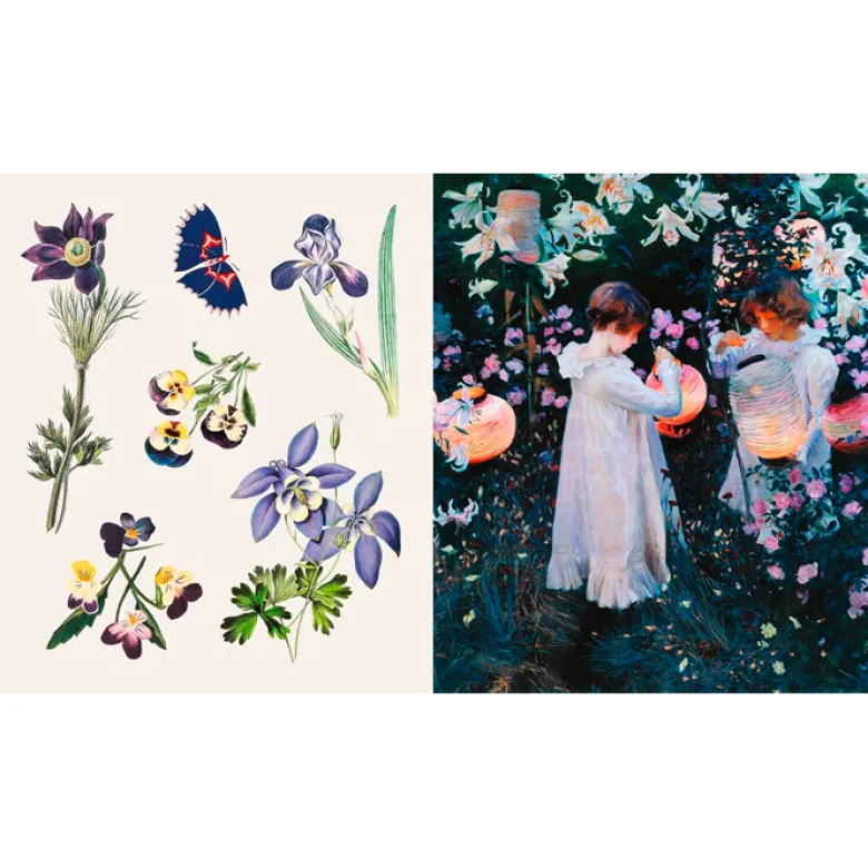 Stickers Treasury - Fleurs & Papillons