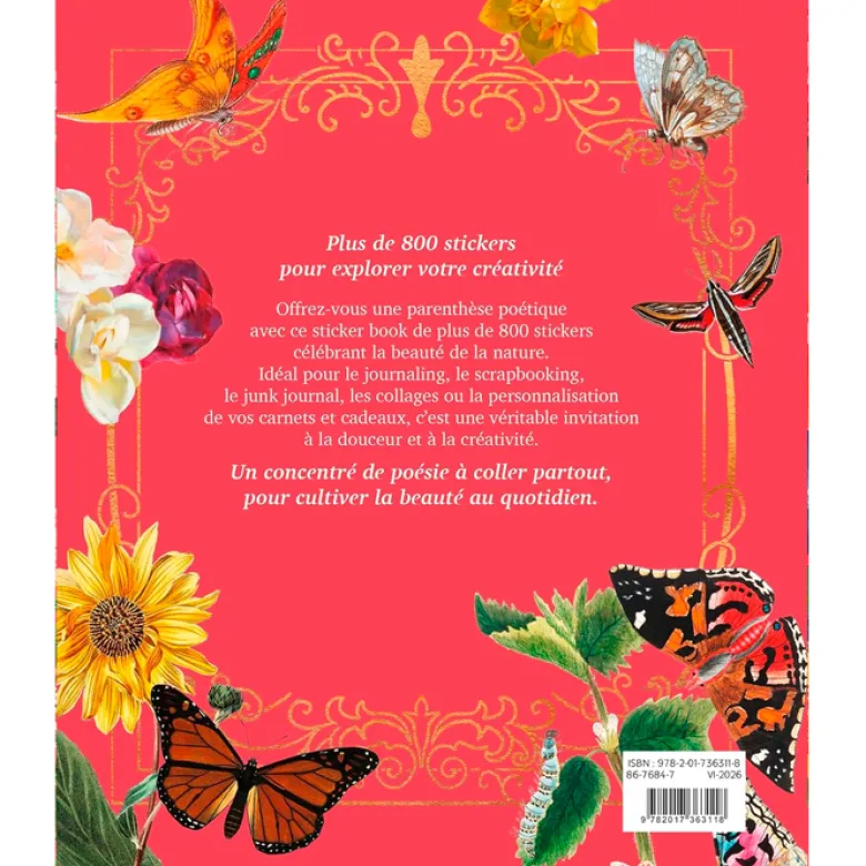 Stickers Treasury - Fleurs & Papillons