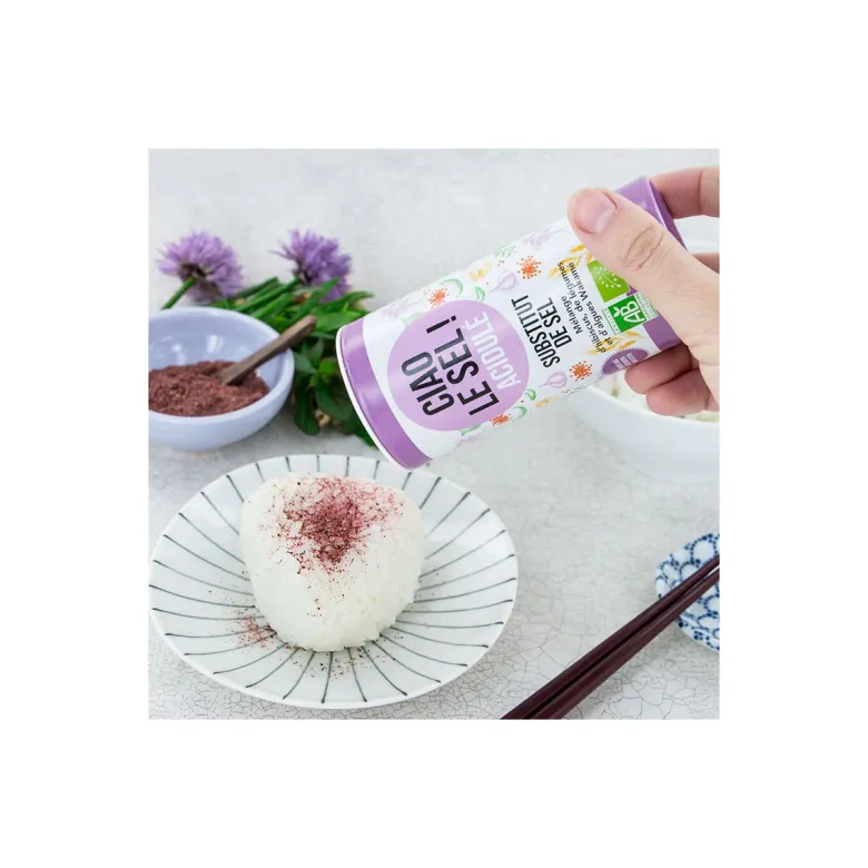 Substitut de sel acidulé bio hibiscus algues wakamé 70g