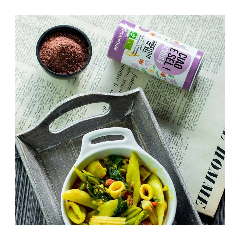 Substitut de sel acidulé bio hibiscus algues wakamé 70g