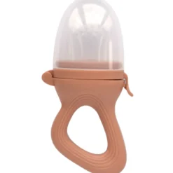 Sucette grignoteuse terracotta avec 4 embouts