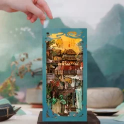 Su dongpo's life - maquette booknook serre-livre