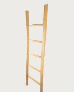 Sumba - échelle de salle de bain en bois de bambou 150 cm