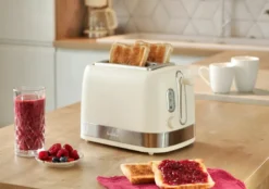 Sunrise - grille pain électrique crème