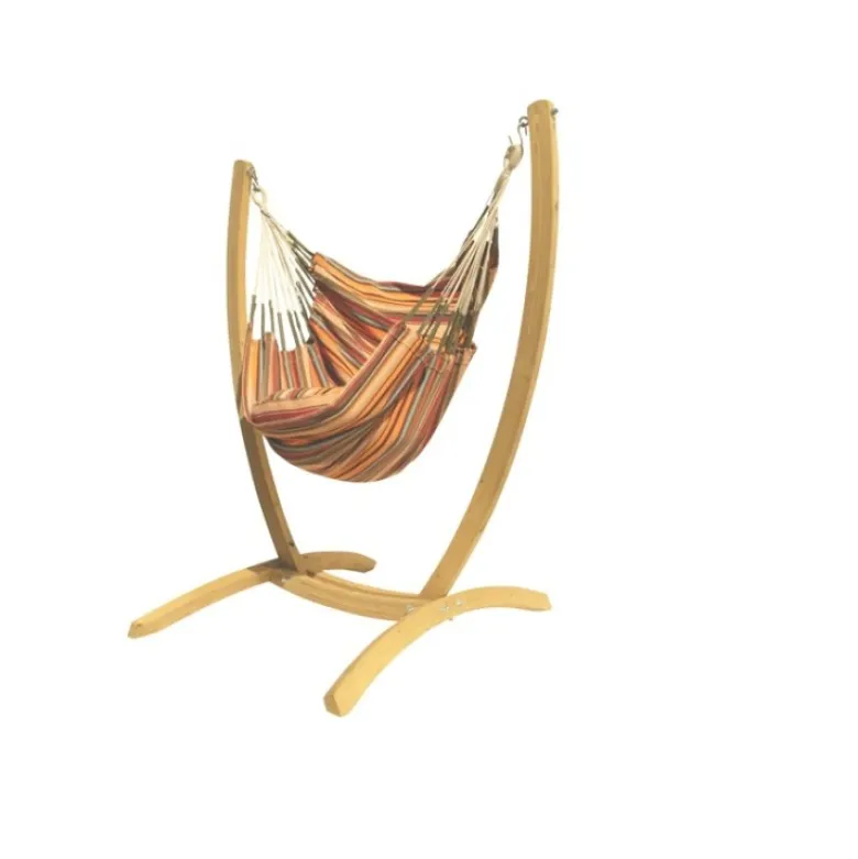 Support en bois + hamac chaise xl aguila