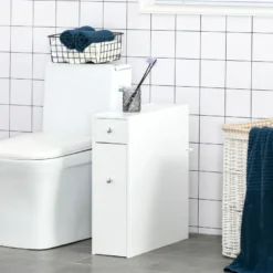Support papier toilette - porte-papier toilette mdf blanc