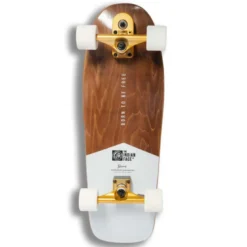 Surfskate premium – sensation surf authentique sur asphalte Marron