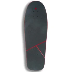 Surfskate premium – sensation surf authentique sur asphalte Rouge intense