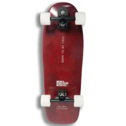 Surfskate premium – sensation surf authentique sur asphalte Rouge intense