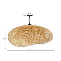 Suspension en bambou naturel d88 cm - anya