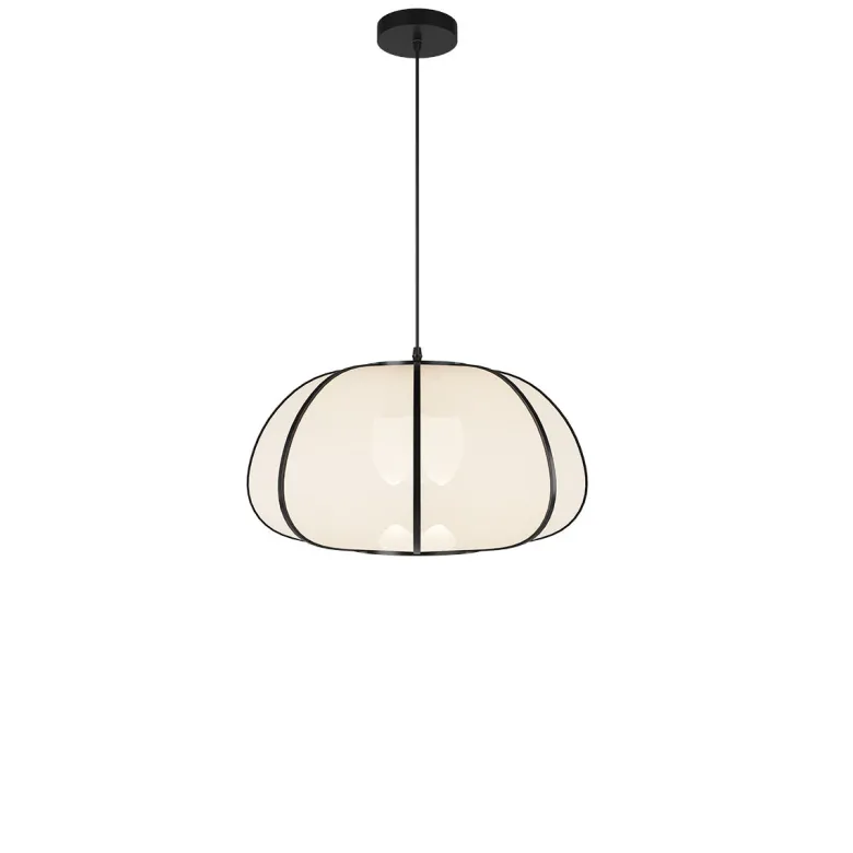 Suspension en bambou noir d38 cm - hana