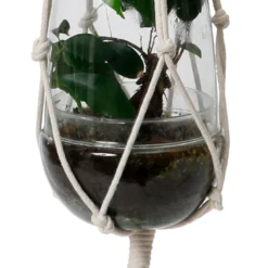 Suspension en macramé 90cm