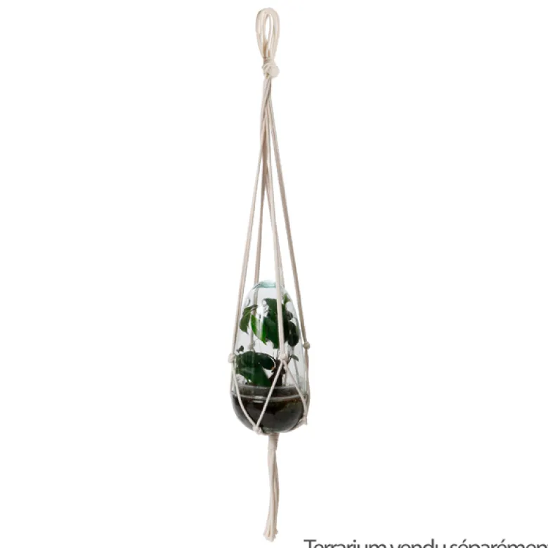 Suspension en macramé 90cm