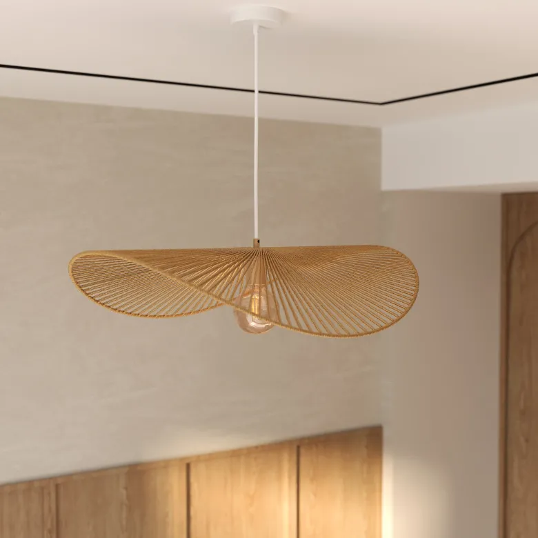 Suspension en papier de corde 75 cm - mada