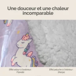 Sweat à capuche, plaid- enfant