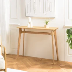 Sya - console 100x35cm en chêne massif