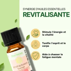 Synergie d'huile essentielle revitalisante