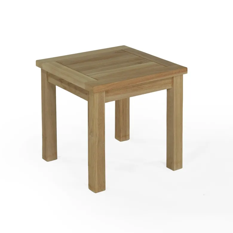 Table basse carrée teck coffee 45 cm