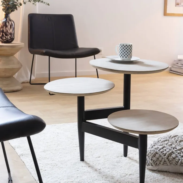 Table basse en bois de manguier