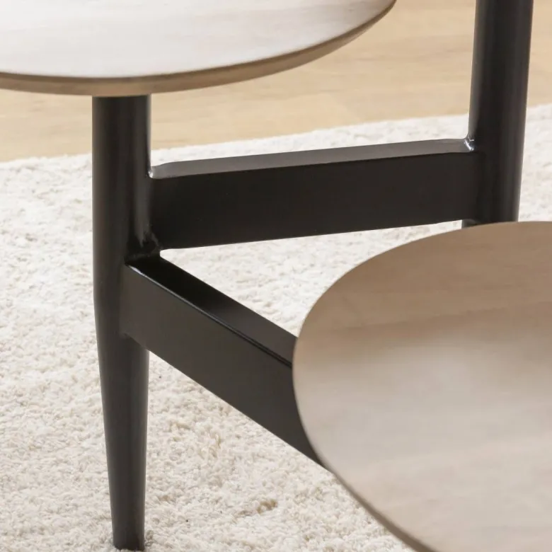 Table basse en bois de manguier
