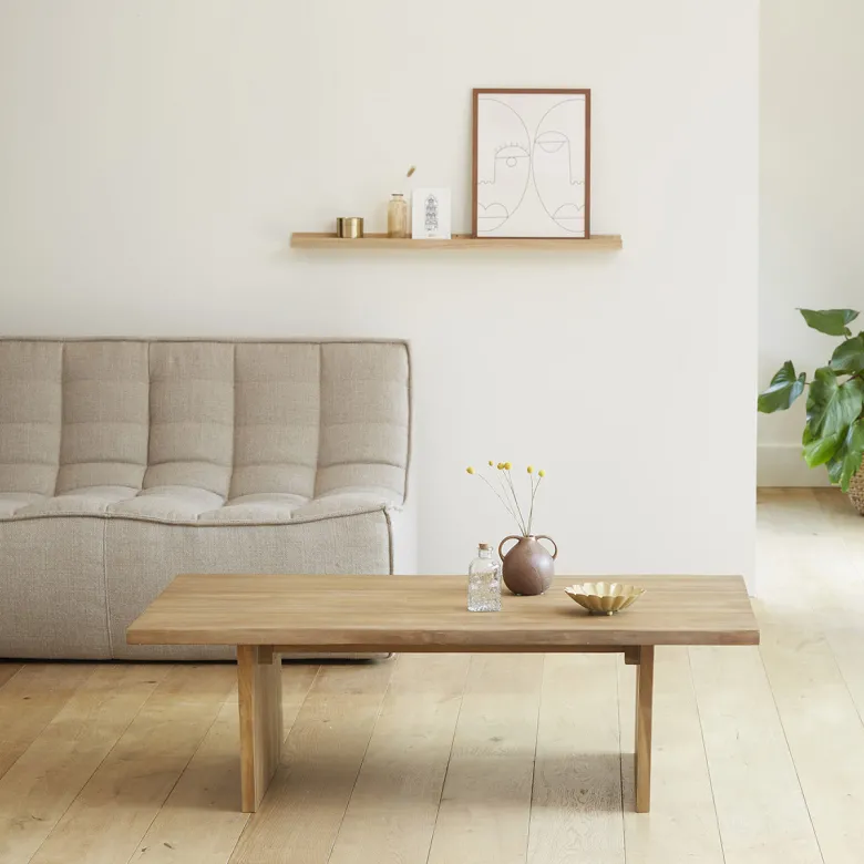 Table basse en bois de teck