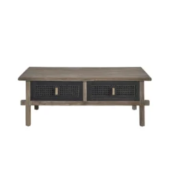 Table basse en pin massif recyclé