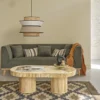 Table basse en rotin