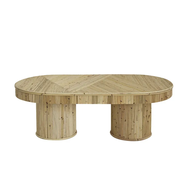 Table basse en rotin
