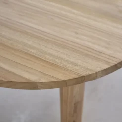 Table basse ronde bois de teck
