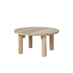 Table basse ronde bois de teck