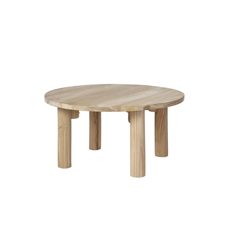 Table basse ronde bois de teck
