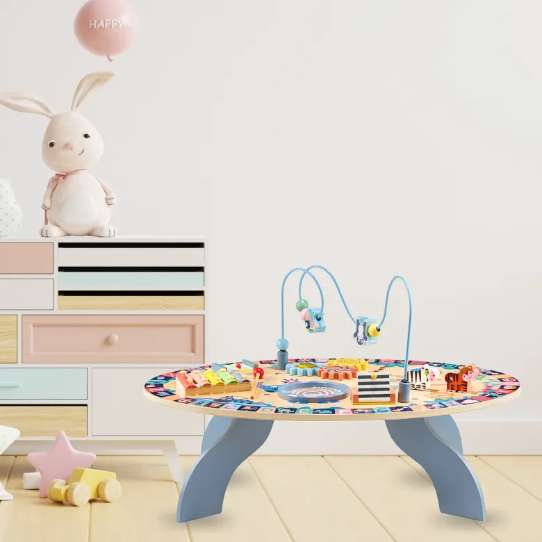 Table d'activités éducative sensorielle