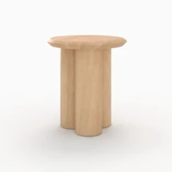 Table d'appoint en bois de manguier d40 cm - sacha
