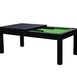 Table de billard convertible noire tapis vert - eddie