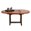 Table de jardin ronde/ovale teck huilé 6